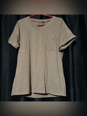 🎃5 for $25🎃 MiHoll Light Olive Green Cuffed Short Sleeve Shirt